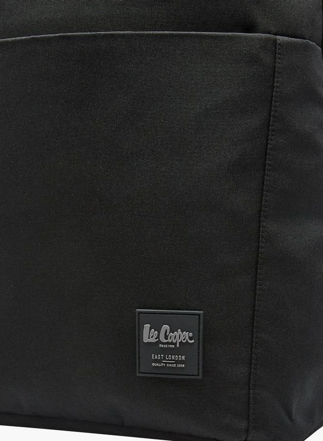 Lee Cooper BLACK Men Logo Applique Laptop Backpack for Men | Best Price UAE